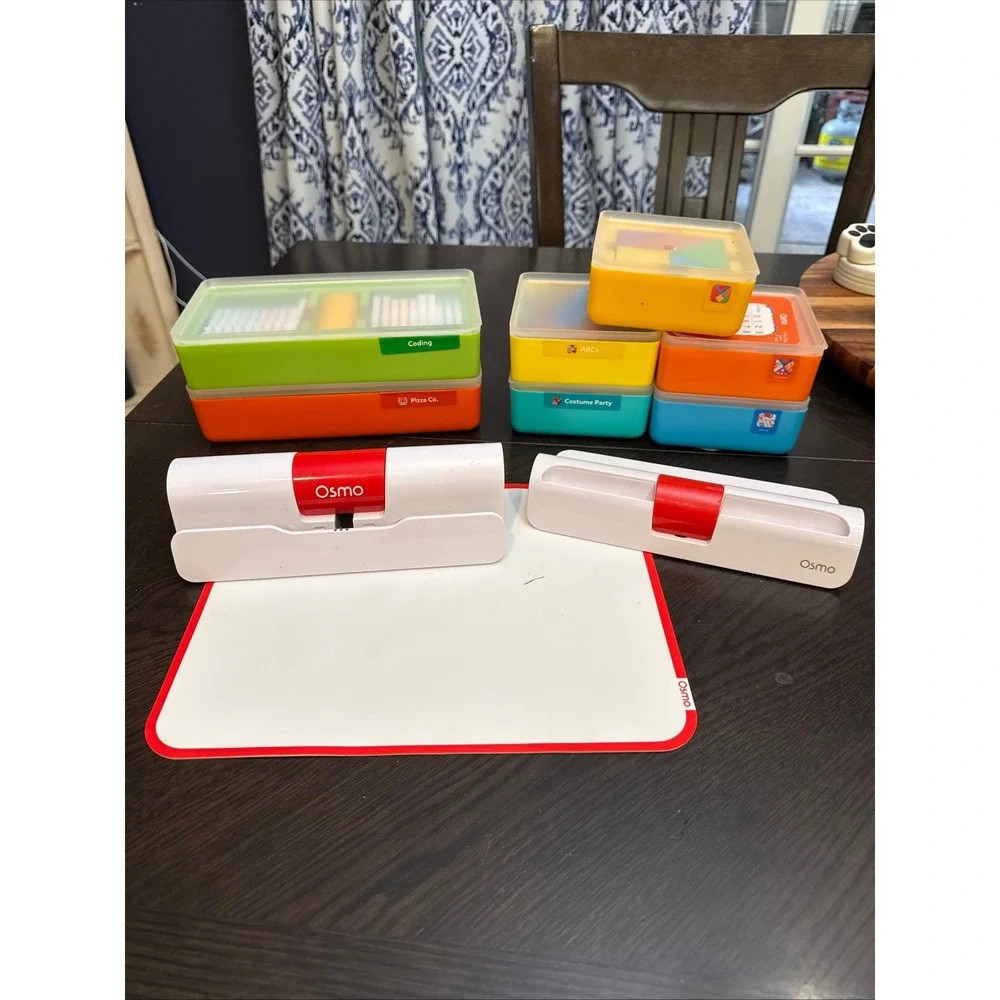 Osmo Learning‎ Game Lot Coding Pizza Co Tangram ABCs Numbers Costume Party Bases
